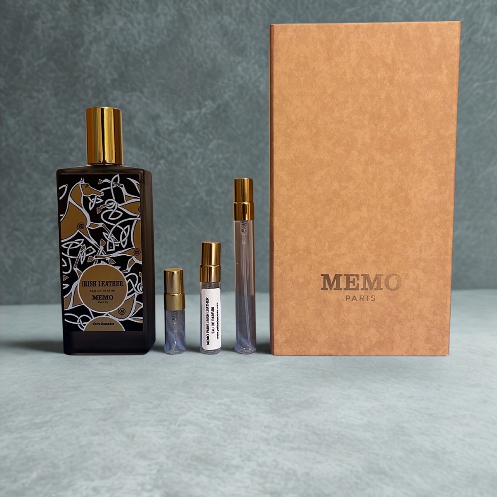 Memo Paris Irish Leather Sample | Juniper Leather Perfume Decant 3ml-10ml